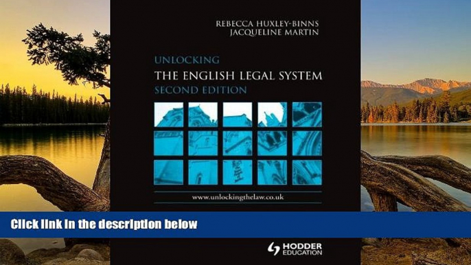 Deals in Books  Unlocking the English Legal System, 2nd Edition (Unlocking the Law)  Premium