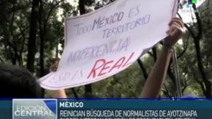 México: reinician búsqueda de normalistas de Ayotzinapa