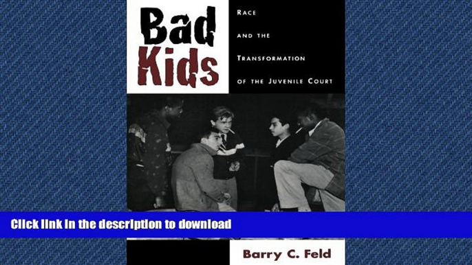 EBOOK ONLINE Bad Kids: Race and the Transformation of the Juvenile Court (Studies in Crime and