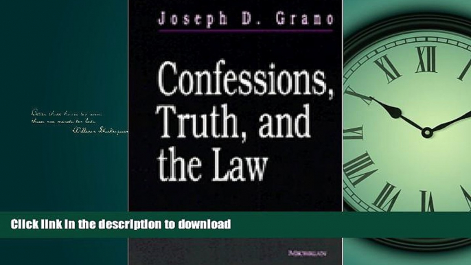 READ ONLINE Confessions, Truth, and the Law READ NOW PDF ONLINE