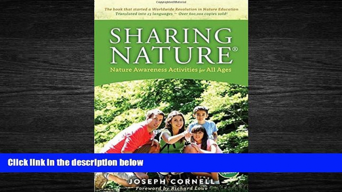 Choose Book Sharing NatureÂ®: Nature Awareness Activities for All Ages