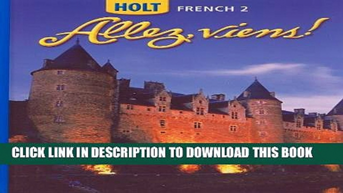 [PDF] FREE Allez, viens!: Student Edition Level 2 2006 [Read] Full Ebook