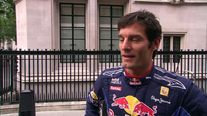 Mark Webber Parliament Square F1 Pit Stop w_ Red Bull Racing (Full Version)-U5YyYUplS9A