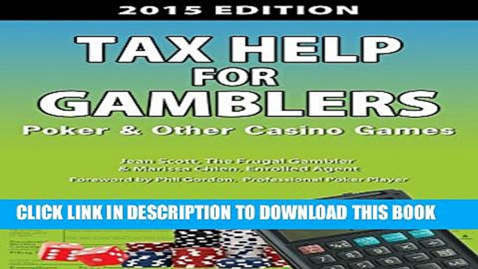 [PDF] Tax Help for Gamblers: Poker   Other Casino Games Popular Collection