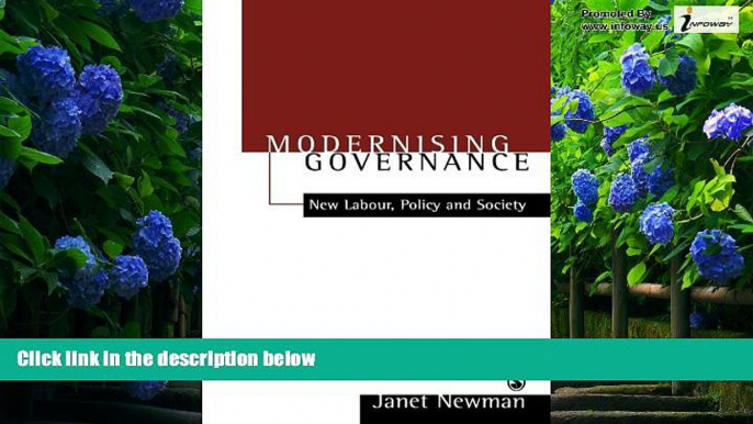 Books to Read  Modernizing Governance: New Labour, Policy and Society  Full Ebooks Most Wanted