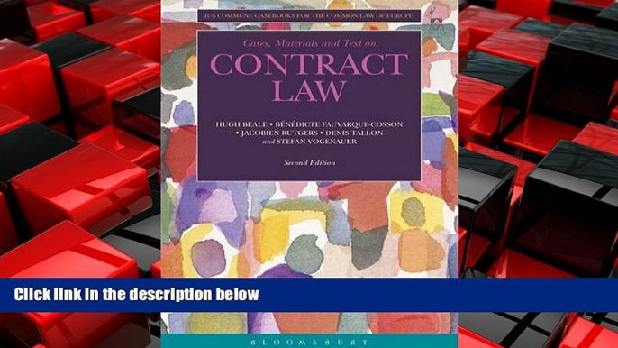 READ book  Cases, Materials and Text on Contract Law: Ius Commune Casebooks for the Common Law of