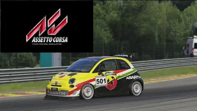 Assetto Corsa | Abarth 500 Assetto Corse | Spa Francorchamps | I'm No Alien