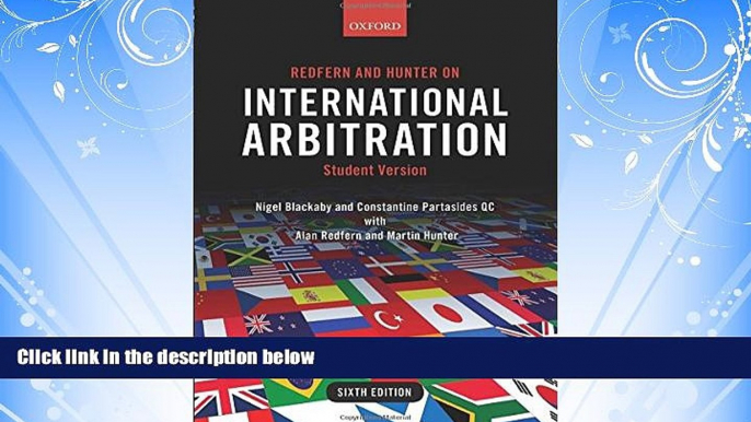 Big Deals  Redfern and Hunter on International Arbitration  Best Seller Books Most Wanted