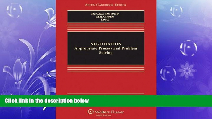 Books to Read  Negotiation: Processes for Problem Solving (Aspen Casebook)  Best Seller Books Most