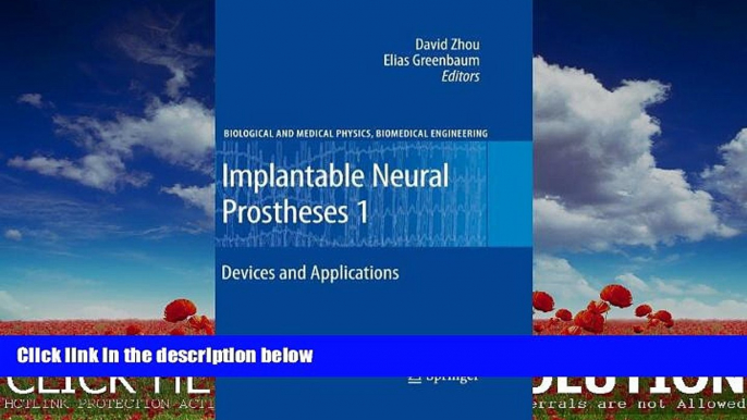 Online eBook Implantable Neural Prostheses 1: Devices and Applications (Biological and Medical