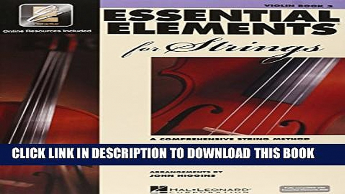 [EBOOK] DOWNLOAD Essential Elements for Strings - Book 2 with EEi: Violin PDF