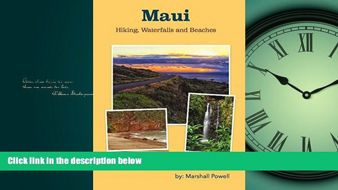 Online eBook Maui Hiking, Waterfalls and Beaches