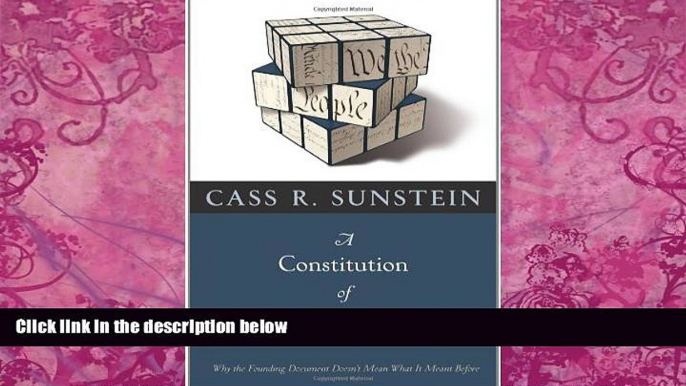 Big Deals  A Constitution of Many Minds: Why the Founding Document Doesn t Mean What It Meant