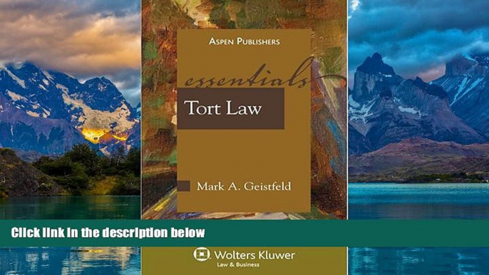 Big Deals  Tort Law (Essentials)  Best Seller Books Best Seller