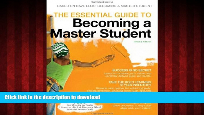 READ THE NEW BOOK The Essential Guide to Becoming a Master Student (Textbook-specific CSFI) FREE