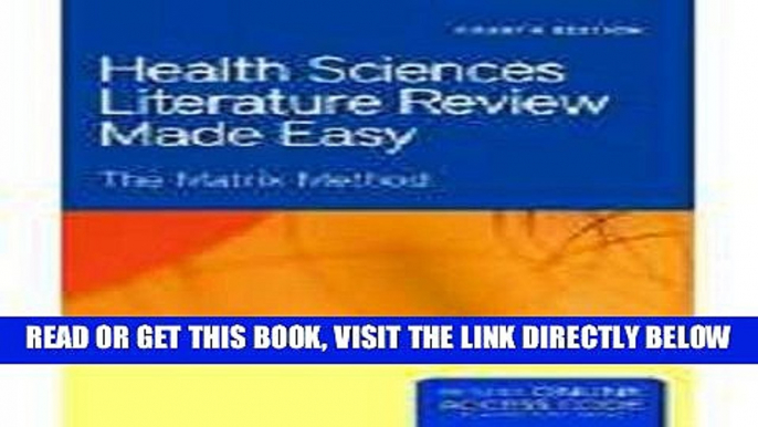 [Free Read] Health Sciences Literature Review Made Easy Full Online