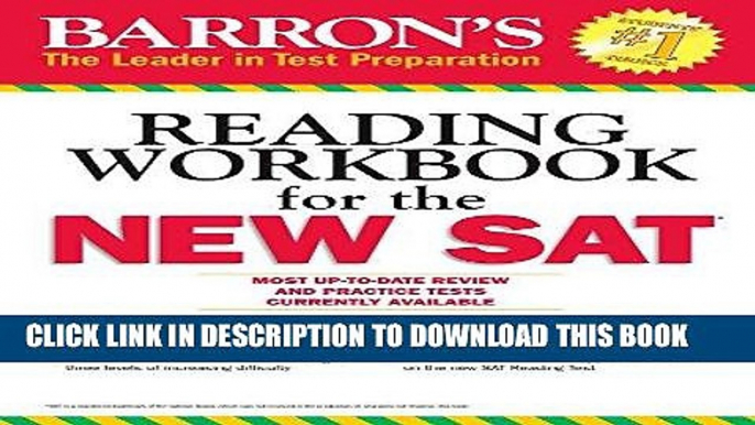 Read Now Barron s Reading Workbook for the NEW SAT (Critical Reading Workbook for the Sat) PDF