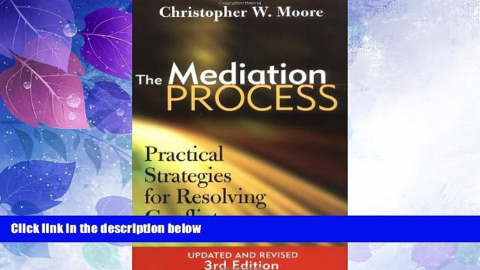 Big Deals  The Mediation Process: Practical Strategies for Resolving Conflict  Best Seller Books