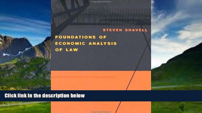 Big Deals  Foundations of Economic Analysis of Law  Best Seller Books Most Wanted