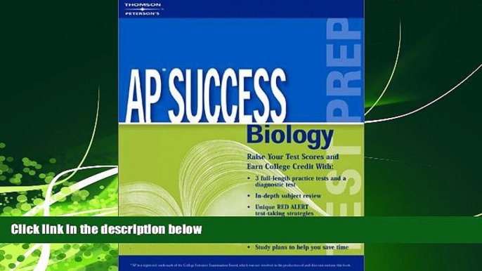 Online eBook AP Success - Biology, 5th ed (Peterson s Master the AP Biology)