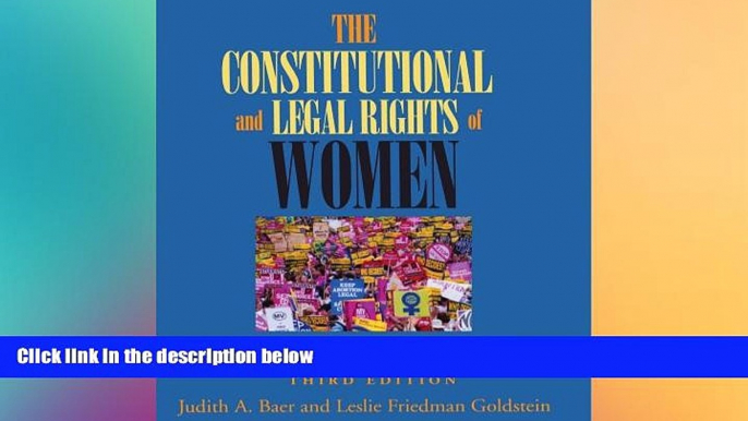 Must Have  The Constitutional and Legal Rights of Women: Cases in Law and Social Change  READ