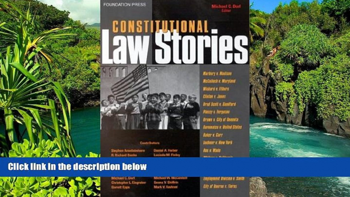 READ FULL  Constitutional Law Stories  READ Ebook Full Ebook