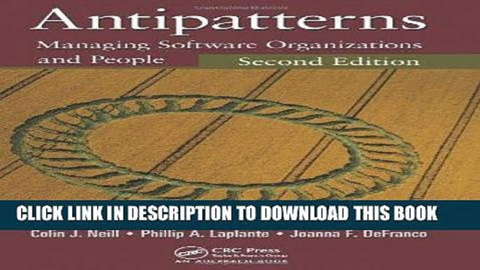 [Ebook] Antipatterns: Managing Software Organizations and People, Second Edition (Applied Software