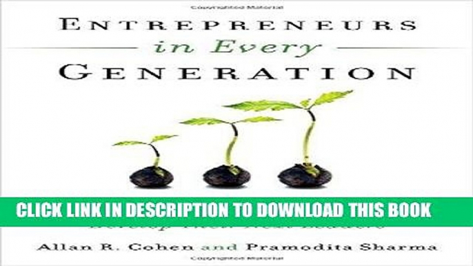 [Ebook] Entrepreneurs in Every Generation: How Successful Family Businesses Develop Their Next