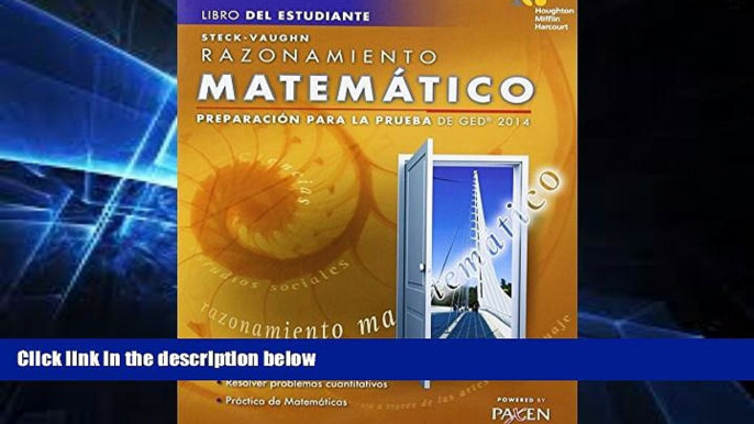 different   Steck-Vaughn GED: Test Prep 2014 GED Mathematical Reasoning Spanish Student Edition