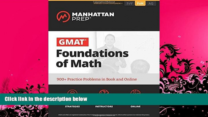 different   GMAT Foundations of Math: 900+ Practice Problems in Book and Online (Manhattan Prep