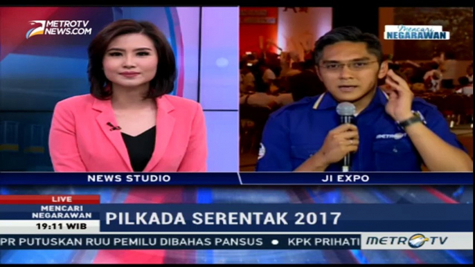 Kemeriahan Hall D JI-Expo Jelang Pengundian Nomor Urut Pilkada DKI BERITA TERKINI