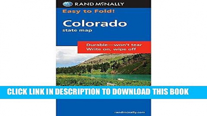 Best Seller Rand McNally Easy to Fold: Colorado (Laminated) (Easyfinder S) Free Read