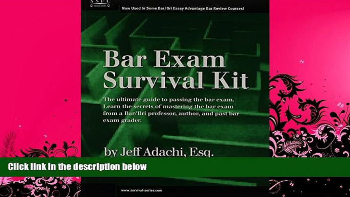 different   Bar Exam Survival Kit 2008