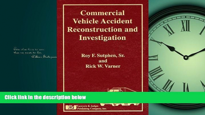 EBOOK ONLINE  Commercial Vehicle Accident Reconstruction and Investigation  DOWNLOAD ONLINE