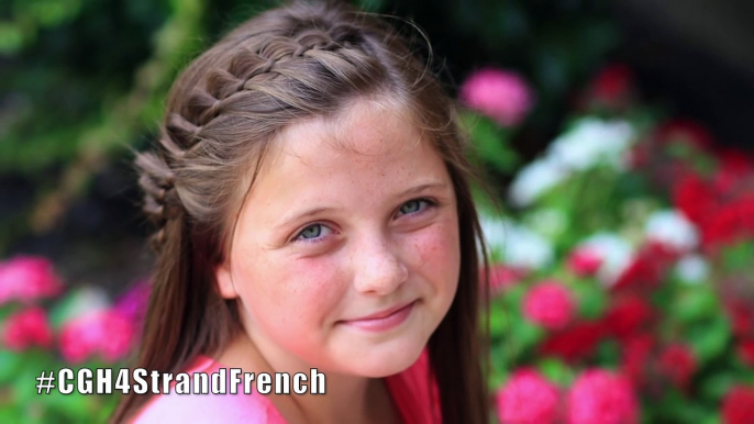 4-Strand French Braid Pinback | Cute Girls Hairstyles