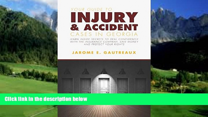 Big Deals  Your Guide To Injury And Accident Cases in Georgia  Best Seller Books Best Seller