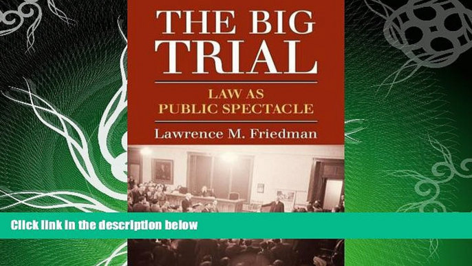 FULL ONLINE  The Big Trial: Law as Public Spectacle