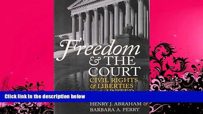 different   Freedom and the Court: Civil Rights and Liberties in the United States (Eighth Edition)