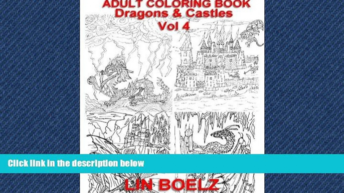 FREE PDF  Adult coloring book Fantasy Dragons   Castles (adult coloring books) (Volume 4) READ