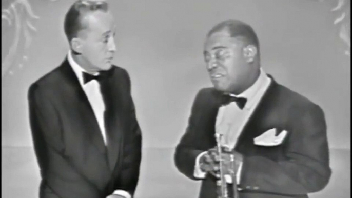 LOUIS ARMSTRONG & BING CROSBY – Basin Street Blues / Lazy Bones (1959, HD)