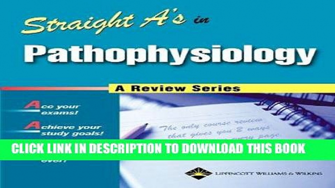 [Read PDF] By Lippincott Williams   Wilkins - Straight A s in Pathophysiology: 1st (first) Edition