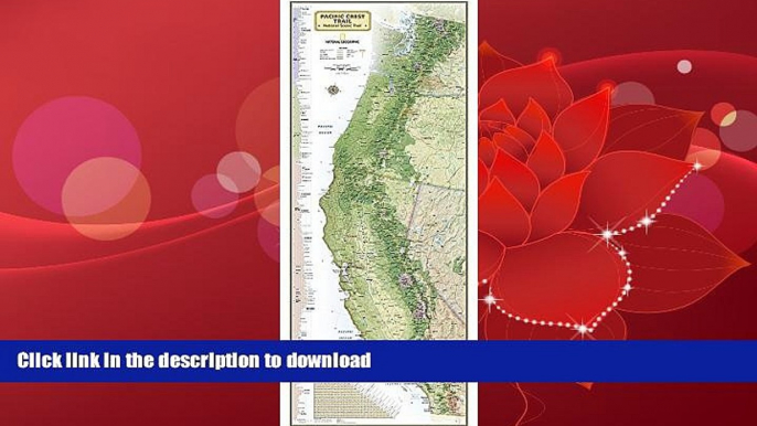 FAVORITE BOOK  Pacific Crest Trail Wall Map [Laminated] (National Geographic Reference Map)  GET