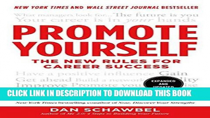 [Read] PDF Promote Yourself: The New Rules for Career Success New Reales