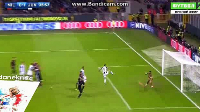 Miralem Pjanić Offside Goal HD - AC Milan 0-1 Juventus - Serie A - 22/10/2016