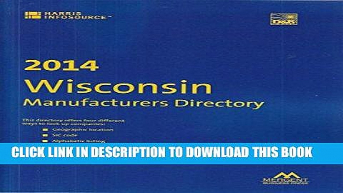 [Free Read] Wisconsin Manufacturers Directory 2014 Full Online