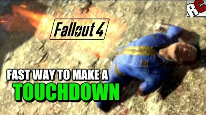 Fallout 4 - Fast Way to do a Touchdown (How to make a Touchdown - Mini Nuke Method)