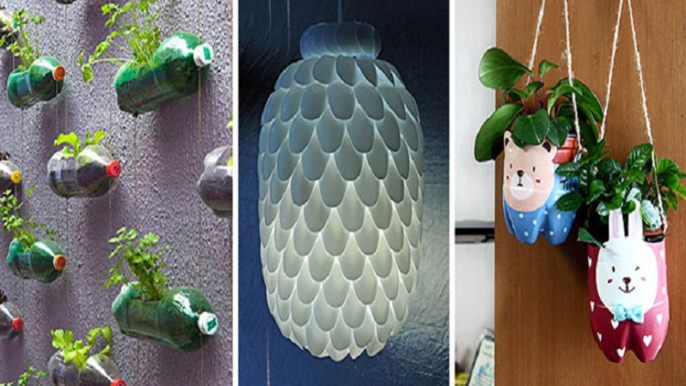 Creative DIY Ideas For How To Reprocess Plastic Bottles