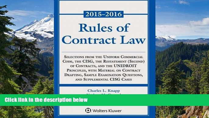 Must Have  Rules of Contract Law Statutory Supplement  READ Ebook Full Ebook