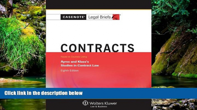 Full [PDF]  Casenotes Legal Briefs: Contracts, Keyed to Ayres   Klass, Eighth Edition (Casenote