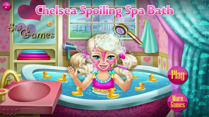 Chelsea Spoiling Spa Bath - Barbie Baby Bathing Game - Baby Bath Games